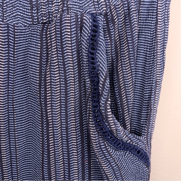 Medium Three Dots Brand Pull On Casual Shorts Comfort Waist Slate Gray Blue - Picture 4 of 11